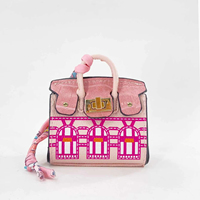 Petit sac de maison le plus vendu avec cuir PU, multicolore, couleur platine, porte-clés, petit sac, pendentif