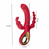 Sex-Spielzeug Dildo Analvibrator für Damen wiederaufladbarer Triple-G-Punkt-Kaninchen-Vibrator