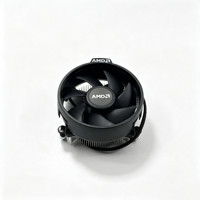 Refroidisseur de processeur AMD Wraith 65W TDP 4 broches PWM à roulement hydraulique, faible bruit, dissipateur thermique en aluminium pour processeur de bureau AMD AM4 AM5