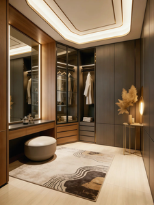 Italian Minimalist Luxury Walk-in Closet Custom Modern <strong>Wardrobe</strong> With Large Capacity <strong>Storage</strong> Bedroom Furniture - Product Image 3