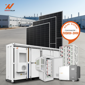 Système <span class=keywords><strong>de</strong></span> stockage d'énergie en conteneur Wingosolar en stock, onduleur 3 MW, panneau solaire 100 kW, batterie au lithium 630 W, 750 kWh - Product Image 1
