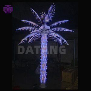 Water Resistant Led Coconut <b>Light</b> Charming Tropical Ornament For <b>Balcony</b> Seashore Square Landscape Decor For Sale - Product Image 2