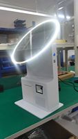 Kiosco con Pantalla Táctil Circular de 11.6 Pulgadas, Cámara HD, Luz LED, Escáner Personalizable OEM, Impresora, Altavoz, Wi-Fi 6, Windows 10/11, Intel I5 K116