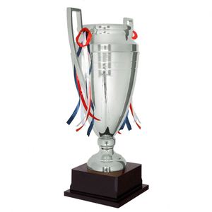 Trofeo Deportivo de Metal Plateado de Alta Calidad al por Mayor de Fábrica para Premios de Competición de Fútbol - Product Image 3