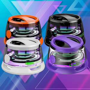 <span class=keywords><strong>Mini</strong></span> Xách Tay Loa G200 RGB Ánh Sáng Màu Loa Từ Tính Âm Thanh Nhỏ Hộp Điện Thoại Chủ Không Dây Loa - Product Image 3