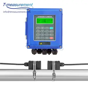 Taijia TUF 2000B جهاز قياس تدفق المياه بالموجات فوق الصوتية يعمل بالضغط على قطر صغير مقياس تدفق المياه بالموجات فوق الصوتية 4 إلى 20 مللي أمبير