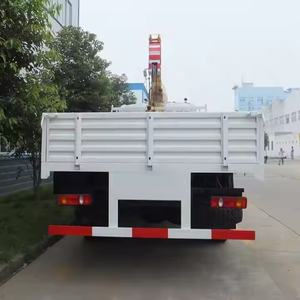 Hwo 4x4 बूम क्रेन लॉरी हाइड्रोलिक nuckle बूम लोडर क्रेन उपकरण लॉग हड़पने - Product Image 6