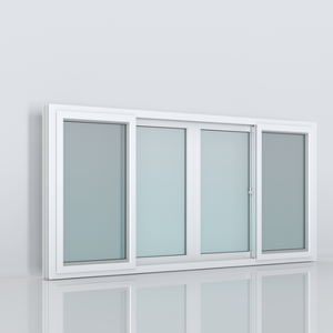 Ventana Corredera de PVC HOFFEN PRO Blanca 240x110 con Vidrio y Mosquitera  Ventana Corredera de Vidrio PVC HOFFEN PRO Blanca - Product Image 6