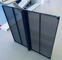 Pantalla LED Transparente de Alta Luminosidad Personalizada para Interiores, para Paredes de Vidrio y Ventanas de Tiendas, Pantalla LED Transparente para Publicidad