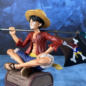 Nuovo Arrivo: Action Figure in PVC da Collezione di Luffy, Personaggio Animato, con Bandiera Intercambiabile a Doppia Testa - One Piece - Product Image 4