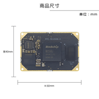 Placa de núcleo Rockchip RK3568J de grado industrial y módulos y kits electrónicos de módulo de PRO-RK3568J de Rongpin