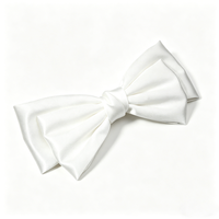 Pince à cheveux classique 3-en-1 détachable avec nœud en satin, fleur, perle et cristal pour mariée, femme, mariage, bal de promo, fête prénuptiale, accessoires capillaires
