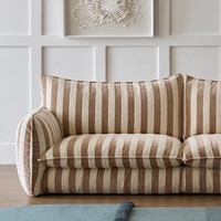 Ensemble de canapés modulaires en bois Oubao Wabi-Sabi avec rembourrage en éponge, tissu amovible et lavable, design moderne pour salon