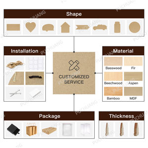 <strong>Desk</strong> <strong>Wooden</strong> Crafts Plaque Xmas Stand Holiday Tabletop Ornaments Merry Christmas Party Decoration - Product Image 5