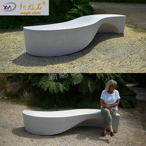 Nuevas Bancas de Hormigón Prefabricado Magic Stone de 3 cm de Grosor, Modernas y Minimalistas, para Exteriores, Plazas, Salones y Uso Comercial en Calles - Product Image 4