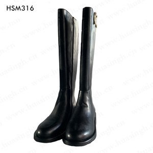 Botas de combate de cuero de grano súper alto para el equipo Abbot, botines tácticos antideslizantes con suela de goma negra - Product Image 1