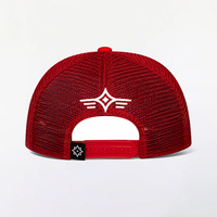 Gorra Trucker OEM ODM G5 de Moda, Transpirable, con Visera Curva, Dos Tonos, 5 Paneles, Ajustable, con Malla Trasera, Diseño Personalizado, Patrón Bordado en 3D