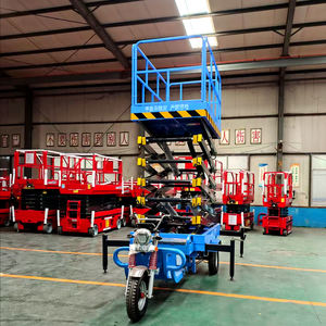 최저가 유압식 삼륜 가위형 리프트 테이블 삼륜차 경제형 이동식 가위형 리프트 플랫폼 - Product Image 4