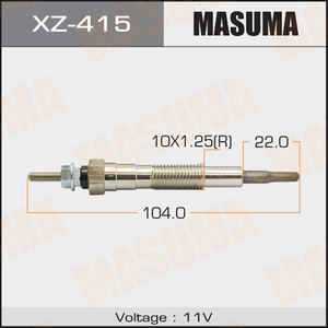 Kit de Extracción de Bujías de Incandescencia MASUMA XZ-415 DURATEC-RS WL25-18-601 WL25-18-601 RF1M-18-601 para MAZDA BONGO BRAWNY - Product Image 2