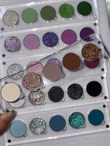 Tùy chỉnh chất lượng cao Acrylic <span class=keywords><strong>Palette</strong></span> Matte satin Duochrome multichrome kim loại đặc biệt Sparkle <span class=keywords><strong>Eyeshadow</strong></span> <span class=keywords><strong>Palette</strong></span> Private Logo - Product Image 6