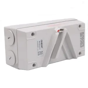 Manufacturer price IP65 UKF3-3P35A 4P20A 2P63A 1P20A 250V 440V Outdoor Waterproof Isolating Switch Isolater Switch
