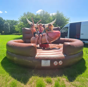 EASYFUN - Jeux de carnaval de luxe de forme spéciale - <span class=keywords><strong>Taureau</strong></span> mécanique Toro avec matelas pour adultes - Location - Product Image 1