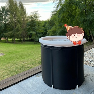 Portable PVC <strong>Inflatable</strong> Ice <strong>Bath</strong> &amp; Sauna with Recovery Function Cold Plunge Bathtub and Shower Type Accessory - Product Image 5