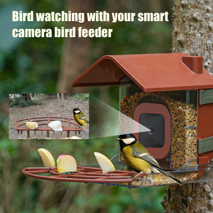 Comedero Inteligente para Pájaros con Carcasa para Cámara, Cámara para Vida Silvestre Exterior, Compatible con <span class=keywords><strong>Google</strong></span> <span class=keywords><strong>Nest</strong></span> Cam (Diseño Resistente a la Intemperie) - Product Image 4