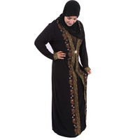 Robe de Prière Traditionnelle Musulmane pour Femme, Abaya Égyptienne, Caftan Marocain au Design Modeste, Kaftan Abaya en Tissu Tricoté, Service OEM