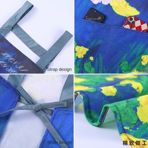 Новый дышащий, износостойкий фартук из полиэстера и хлопка с защитой от загрязнений, без рукавов, с одним передним карманом, для женщин и мужчин - Product Image 3