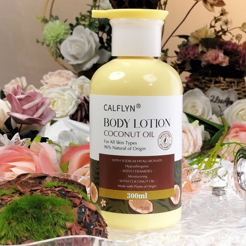 CALFLYN OEM Moisturizing Nourishing Whitening Body Lotion Manufacturer Factory Suppliers Women Coconut Lightening Body Lotion