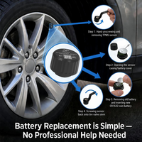Capteur TPMS externe pour voiture, pression et température des pneus, affichage OEM pour points aveugles, longue portée, vente en gros