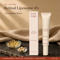 Crème pour les yeux personnalisable au liposome rétinolé 4% anti-rides hydratante et nourrissante avec des protéines de soja fermentées et des peptides 30ml