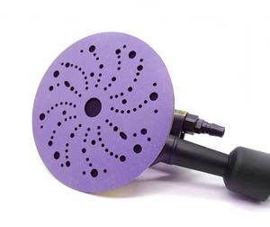 6 pouces de disque de ponçage à base de film/papier 150 mm céramique couleur violette plusieurs trous - Product Image 3