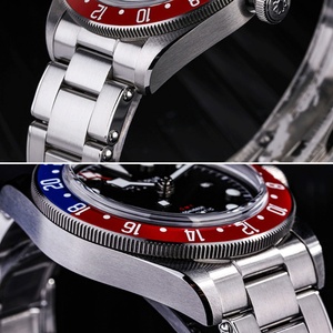 Octopus Men GMT Watch 39mm <b>Automatic</b> Mechanical 20ATM Waterproof BGW-9 Luminous Sapphire Rotatable Ceramic Bezel Hangzhou 6460 - Product Image 4