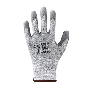 HUAJU endüstriyel seviye 5 Anti-Cut iş güvenliği eldiveni kesim dayanıklı ve PU daldırma HPPE kaplama bahçe eldiveni & koruyucu donanım - Product Image 4