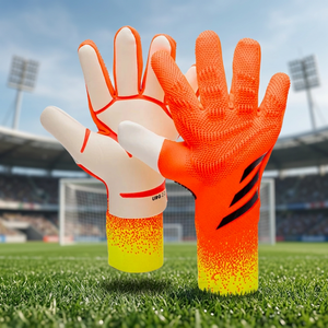 Guantes de Portero de Fútbol Profesionales Unisex, Protección para Dedos y Pulgares, Material PU, Ajustables, Transpirables, Antideslizantes, con Cierre de Gancho y Bucle - Product Image 3