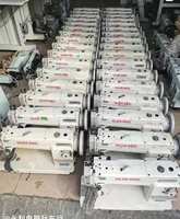 Machine à coudre le cuir industrielle d'occasion CS-810 à bras, simple ou double aiguille