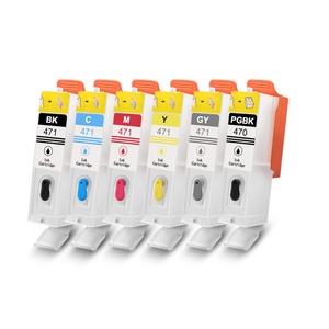 Supercolor CLI481 CLI-481 PGI-480 480 481 <b>Refillable</b> <b>Ink</b> Cartridge for Canon TS6140 TR7540 TR8540 - Product Image 1