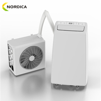 Climatiseur portable WiFi R32 Split 12000 BTU pour chauffage/refroidissement, idéal pour la maison, le bureau, la voiture et l'hôtel