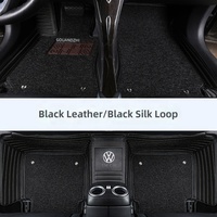 Tapis de sol de voiture double couche non toxique et inodore, entièrement enveloppant avec rebords surélevés