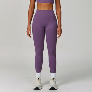 Leggings Deportivos para <span class=keywords><strong>Mujer</strong></span>, Diseño en V en la Espalda, Efecto Push-Up, Sin Costuras, Alta Elasticidad y Compresión, para Gimnasio, 2026 - Product Image 6