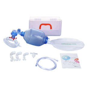 Resuscitatore Manuale Kit di Pronto Soccorso Dispositivo di Respirazione ad Ossigeno in PVC per Emergenze Ospedaliere Sacca Ambu - Product Image 4