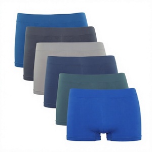Calzoncillos Bóxer de Algodón para Hombre, Corte Medio, Color Sólido, Ropa Interior Cómoda y Elástica para Toda Temporada, Uso Diario Informal, Prenda Íntima Básica - Product Image 3