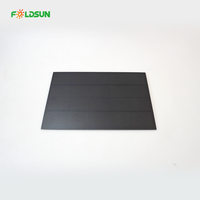 Panneau solaire monocristallin PERC étanche Foldsun pour extérieur, haute efficacité 22,4 % CE, puissance personnalisée pour caméras de sécurité