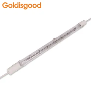 220v 1300w Electric Oven Lamp Quartz Glass Emitter Halogen Infrared Heating Lamp for Oven and Grill