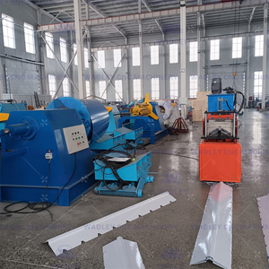 Widely Applicable Colored Steel Metal Ridge Cap Roof <b>Tile</b> Cold Roll <b>Making</b> <b>Machine</b> with Motor 380V/220V/415V - Product Image 5