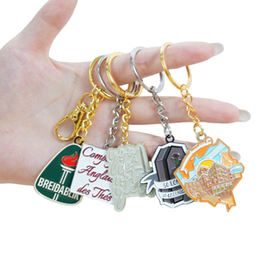 <span class=keywords><strong>Portachiavi</strong></span> in Metallo Personalizzati di Alta Qualità, Design con Smalto Morbido e Anelli, <span class=keywords><strong>Portachiavi</strong></span> Speciali per Regali - Product Image 3
