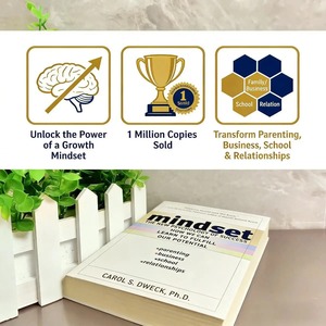 Mindset de Carol S. Dweck, livre de lecture sur la croissance cognitive et la construction d'une mentalité de réussite - Product Image 2