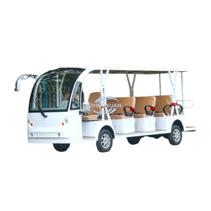 Nouveauté : Voiturette de golf électrique 8 places fabriquée en Chine, moteur AC 5KW, carrosserie entièrement en acier, blanc personnalisé avec certificat CE - Product Image 2